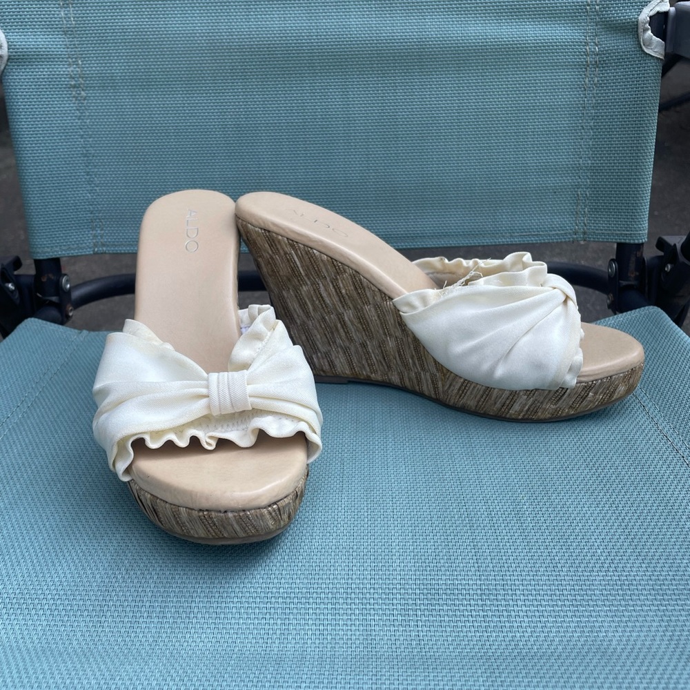 ALDO White Wedges (EU 38)